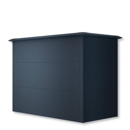 Metzler Schneckenschutz für Hochbeet mit den Maßen 100 x 50 x 77 cm | Anthrazitgrau