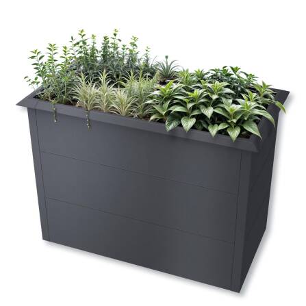 Metzler Schneckenschutz für Hochbeet mit den Maßen 100 x 50 x 77 cm |  Eisenglimmer