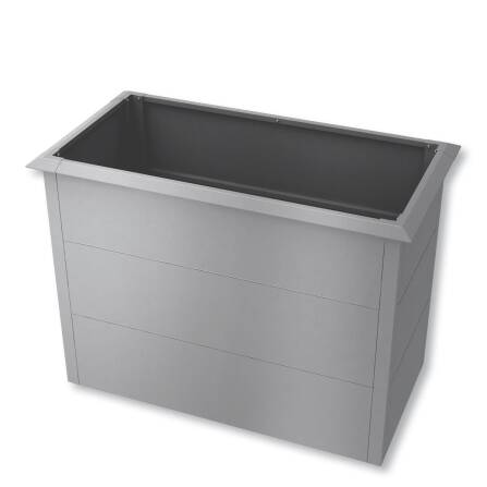 Metzler Schneckenschutz für Hochbeet mit den Maßen 100 x 50 x 77 cm | Grau