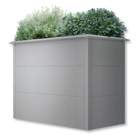 Metzler Schneckenschutz für Hochbeet mit den Maßen 100 x 50 x 77 cm | Grau