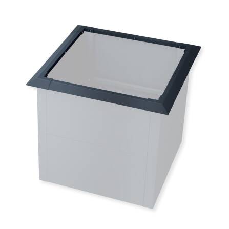 Metzler Protezione Antilumaca per Letti Rialzati con le Misure 50 x 50 x 50 cm | RAL 7016 Antracite