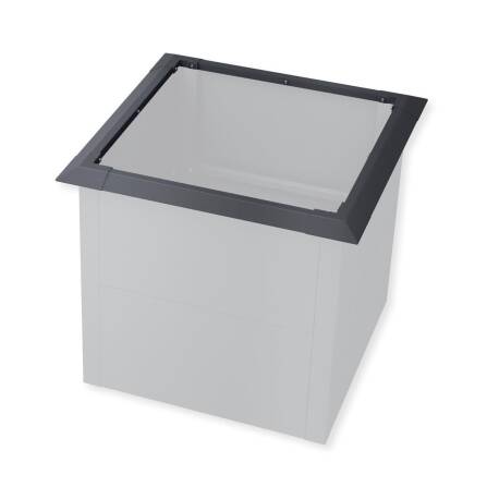 Metzler protezione contro le lumache per aiuole rialzate con le dimensioni 50 x 50 x 50 cm | Mica di ferro