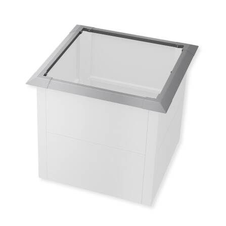 Metzler Protezione Anti-Lumache per orti rialzati con dimensioni 50 x 50 x 50 cm | Grigio