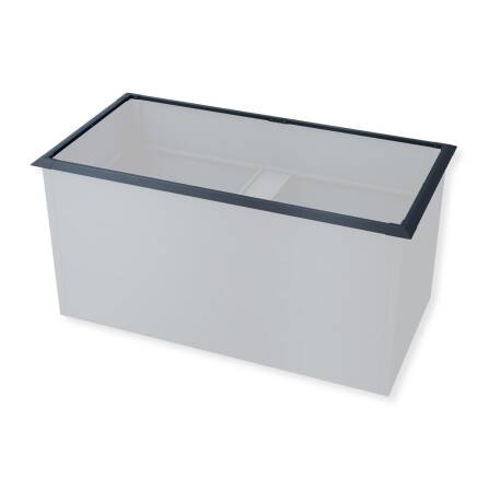 Metzler Schneckenschutz für Hochbeete mit den Maßen 150 × 75 × 77 cm | RAL 7016 Anthrazit