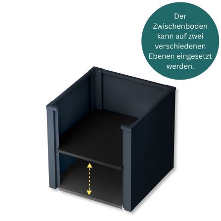 Metzler Zwischenboden für Hochbeete mit den Maßen 50 x 50 x 50 cm