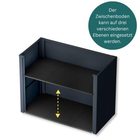 Metzler Zwischenboden für Hochbeete mit den Maßen 100 x 50 x 77 cm