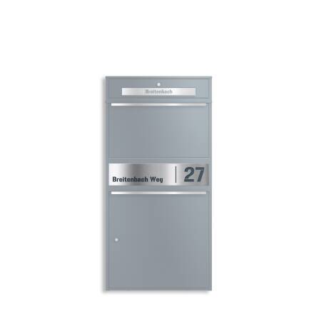 Ersatz Gravurplatte XL aus Edelstahl passend zur Paketbox...