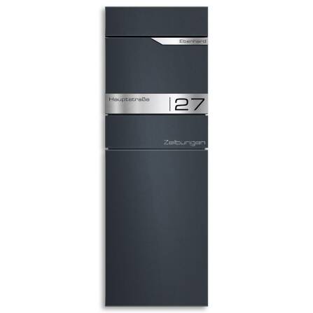 Ersatz Namensschild aus Edelstahl passend zum Briefkasten Alves