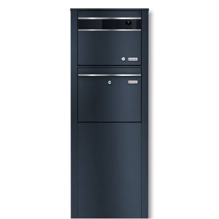 Metzler Standbriefkasten mit Video-Türsprechanlage...