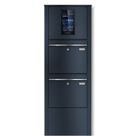 Metzler Standbriefkasten mit Video-Türsprechanlage...