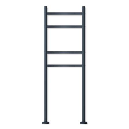 Metzler Briefkastenständer | 2er vertikal | RAL 7016...