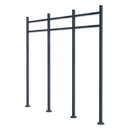 Metzler Briefkastenständer | 3er | RAL 7016...