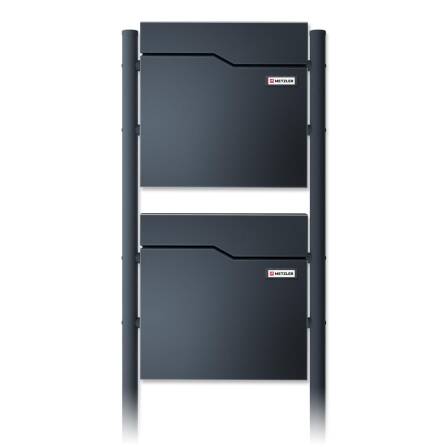 Metzler Standbriefkasten | 2er vertikal | Mit...