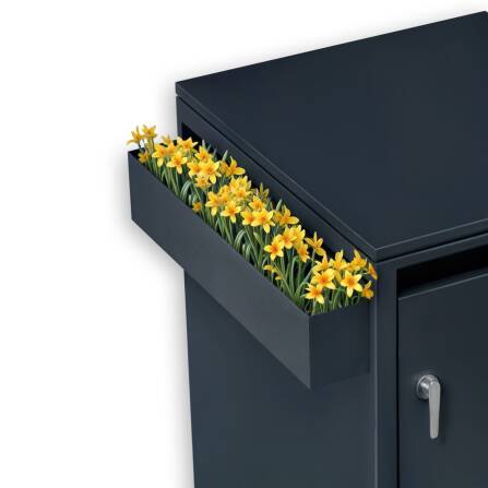 Metzler Blumenkasten für Metzler Mülltonnenbox...