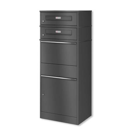 Metzler Paketbox mit 2 Briefkästen mit...