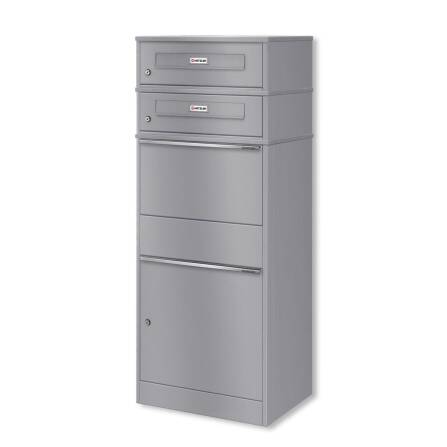 Metzler Paketbox mit 2 Briefkästen mit...