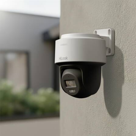 HiLook by HIKVISION 4 MP Smart Hybrid Light Mini PT Netzwerkkamera PTZ-N2C400M-DE(B)