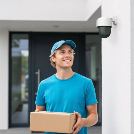 HiLook by HIKVISION 4 MP Smart Hybrid Light Mini PT Netzwerkkamera PTZ-N2C400M-DE(B)