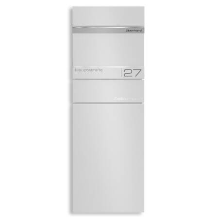 Ersatz Namensschild passend zum Briefkasten Alves 2 in Grau