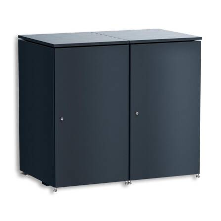 Metzler Mülltonnenbox | 2er | 240l | aus Aluminium |...