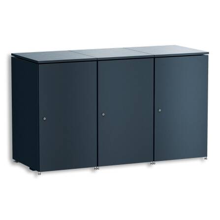 Metzler Mülltonnenbox | 3er | 240l | aus Aluminium |...