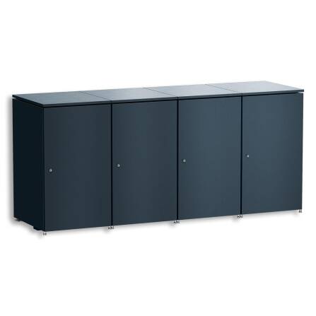 Metzler Mülltonnenbox | 4er | 240l | aus Aluminium |...