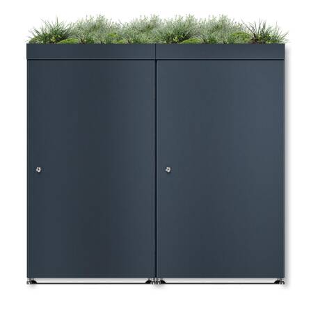 Metzler Mülltonnenbox mit Pflanzdach | 2er | 240l |...