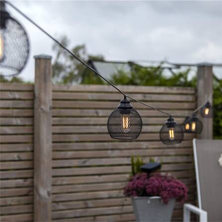 Lichterkette | Sunlight | 8-flammig | Warmweiß | 7 m