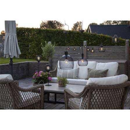 Lichterkette | Sunlight | 8-flammig | Warmweiß | 7 m