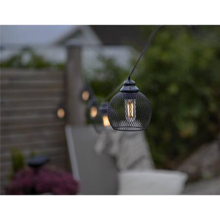 Lichterkette | Sunlight | 8-flammig | Warmweiß | 7 m