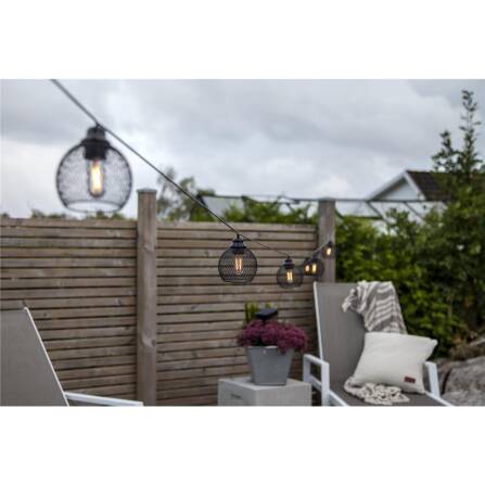 Lichterkette | Sunlight | 8-flammig | Warmweiß | 7 m