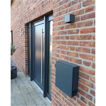 Metzler Briefkasten aus hochwertigem Stahl pulverbeschichtet | Lepo