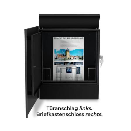 Metzler Boîte aux Lettres | Lepo Ral 9005 Noir foncé