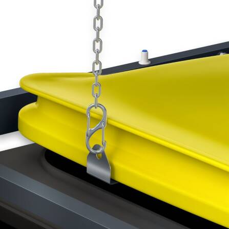 Metzler Verbindungskette für Mülltonnen ohne Tonnen-Griff