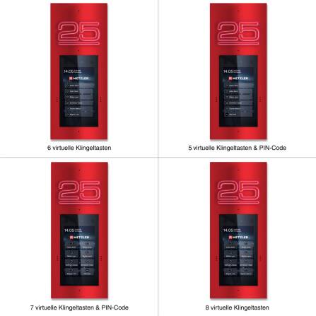 Metzler Türsprechanlage mit Kamera | Gesichtserkennung | Touch-Display | Hausnummer beleuchtet | Live-HD-Video | Ein- und Mehrfamilien | Wunschfarbe | SDM10H