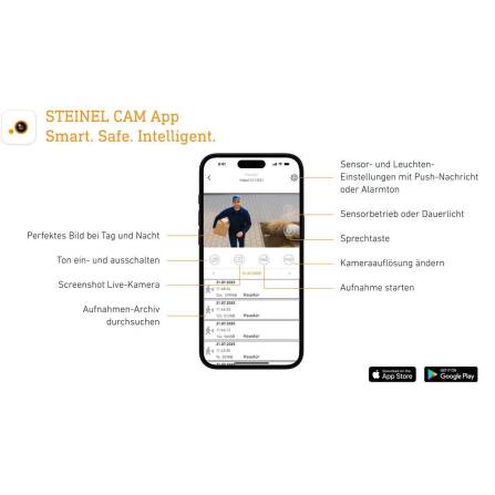 LED-Strahler | XLED CAM2 SC | Anthrazit | Sensor & Bluetooth