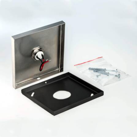 Metzler Türklingel Aufputz Gravur + LED-Taster | Vera