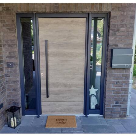 Metzler Türklingel Aufputz Gravur + LED-Taster | Vera