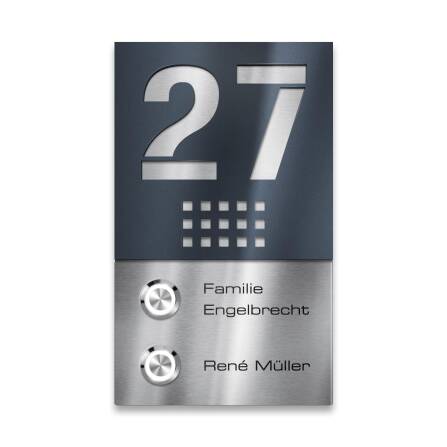 Metzler Funkklingel Edelstahl | Selma M2