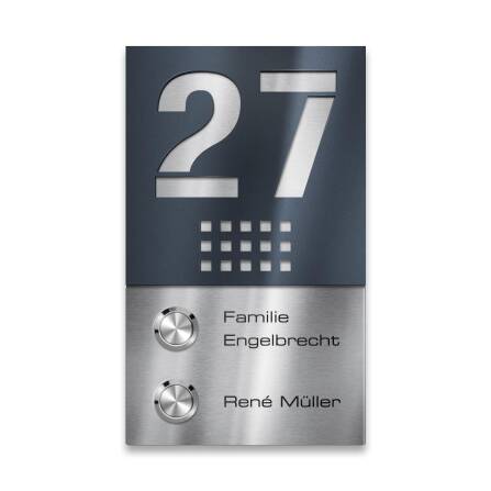 Metzler Funkklingel Edelstahl | Selma M2