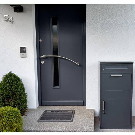 Metzler Funkklingel Edelstahl mit Gravur | Selma