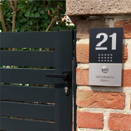 Metzler Klingel Aufputz Schwarz | Selma