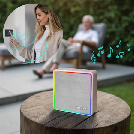 Metzler Batterie Empfänger 25 Melodien Funk-Gong