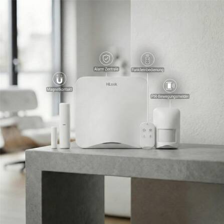 HiLook by HIKVISION Funk-Alarmanlage | Basis-Set | Hub +...