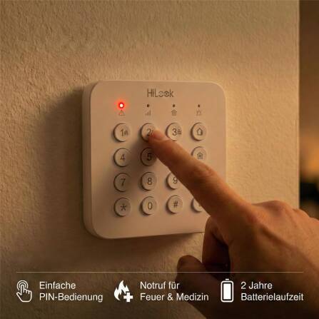 HiLook by HIKVISION Funk-Keypad | LED-Statusanzeige |...