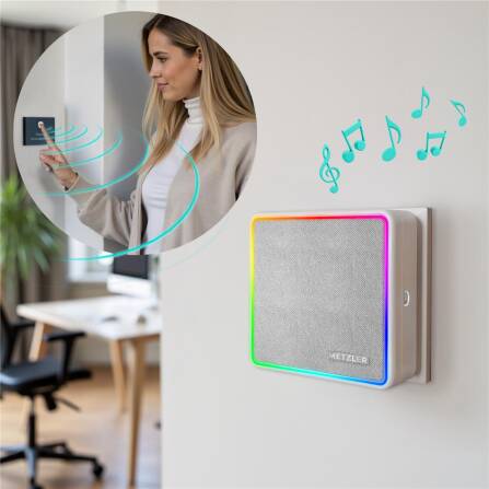 Metzler Steckdosen Empfänger 25 Melodien Funk-Gong