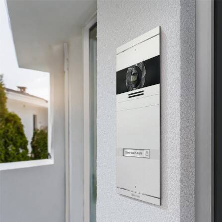 Metzler VDM10 2.0 Videocitofono | Set completo con targhetta portanome sostituibile | 1 Pulsante del campanello | Plug & Play | Bianco | Neo