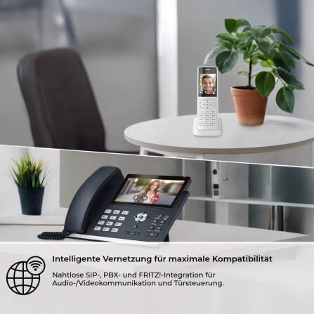 Metzler VDM10 2.0 Video-Türsprechanlage | Komplettset mit austauschbarem Namensschild | 2 Klingeltaster | Plug & Play | Edelstahl | Neo