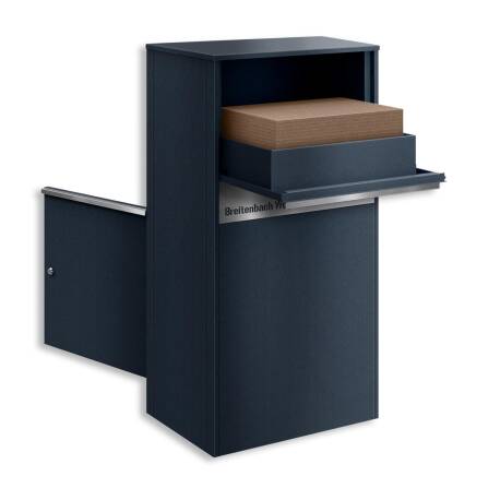 Metzler Paketbox | Entnahme auf der Rückseite | personalisiert mit Gravur | Anthrazit | Zivo 2