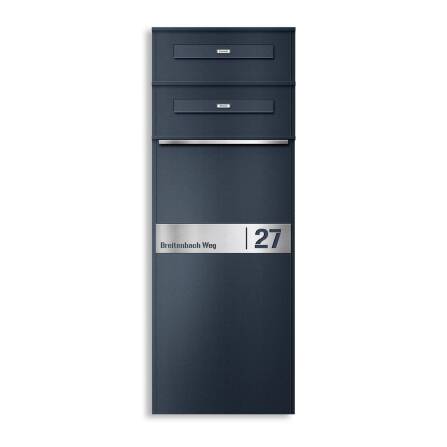 Metzler Paketbox mit 2 Briefkästen | Entnahme auf...